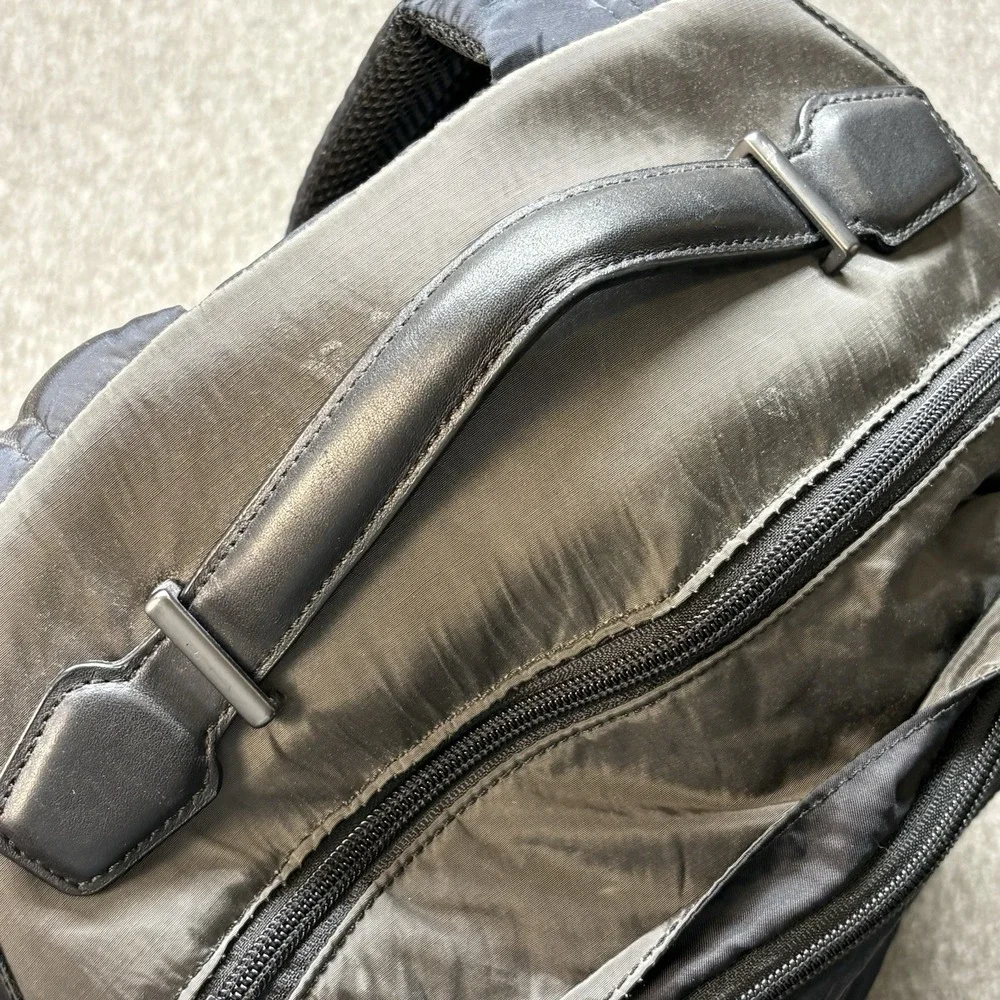 Tumi Backpack Virtue Diligence Black Ballistic Nylon Laptop Work School